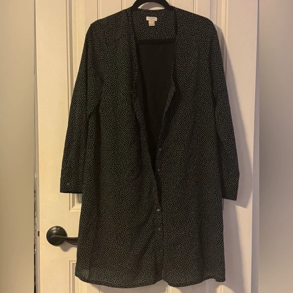 JCrew Polkadot Sheath Dress - M - Picture 2 of 8